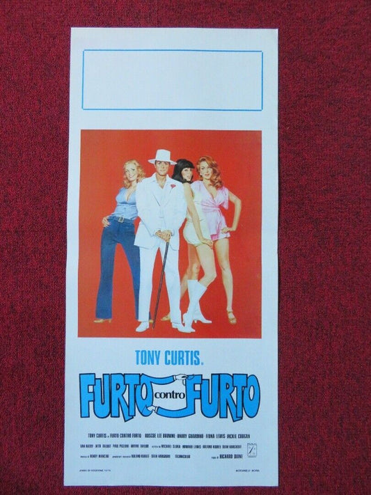 FURTO CONTRO FURTO/ THEFT AGAINST THEFT ITALIAN LOCANDINA (27.5"x13") POSTER '79 Movie posters