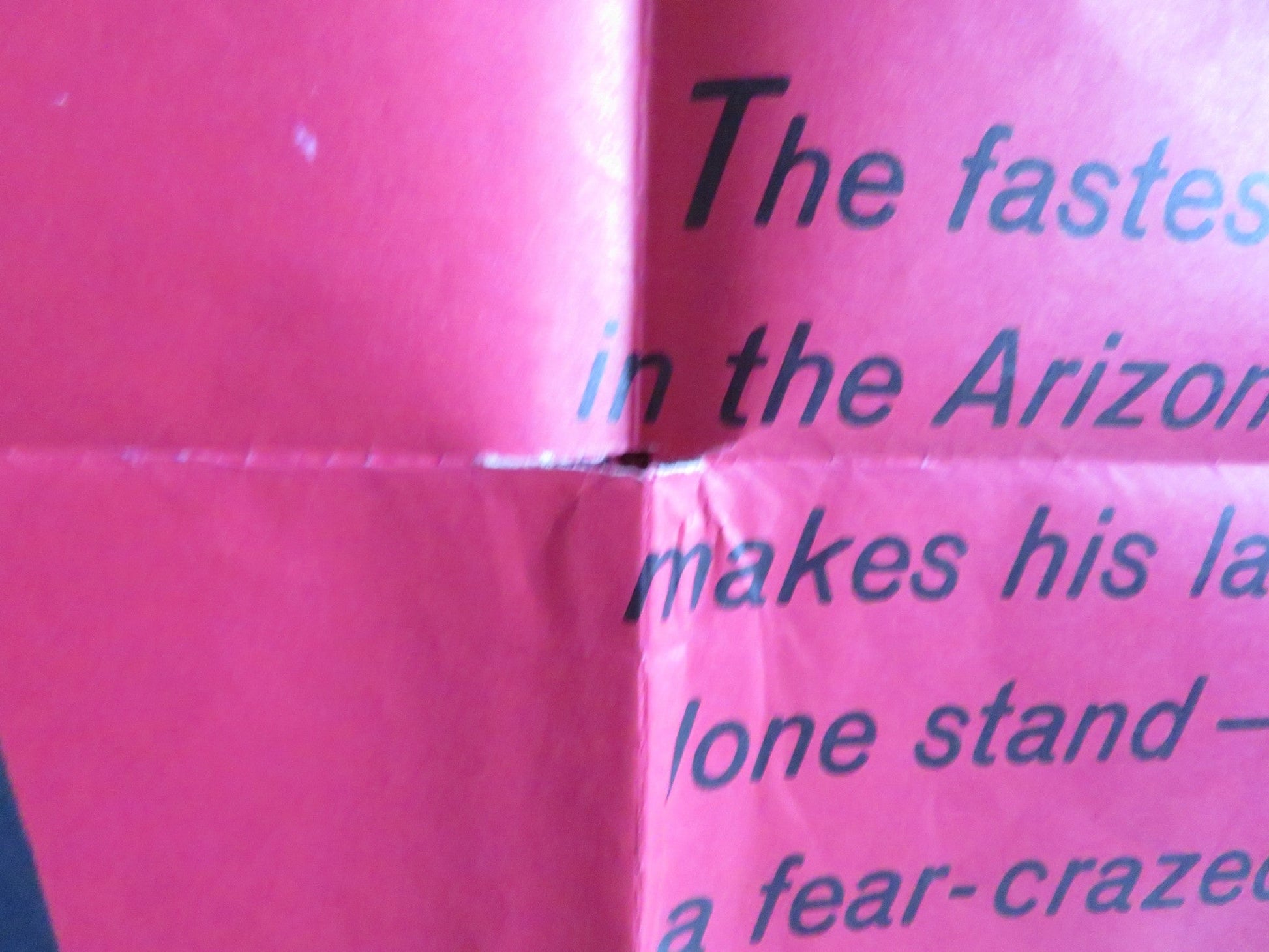 FURY AT SHOWDOWN FOLDED US ONE SHEET POSTER JOHN DEREK JOHN SMITH 1957 Rendezvous Cinema Movie posters