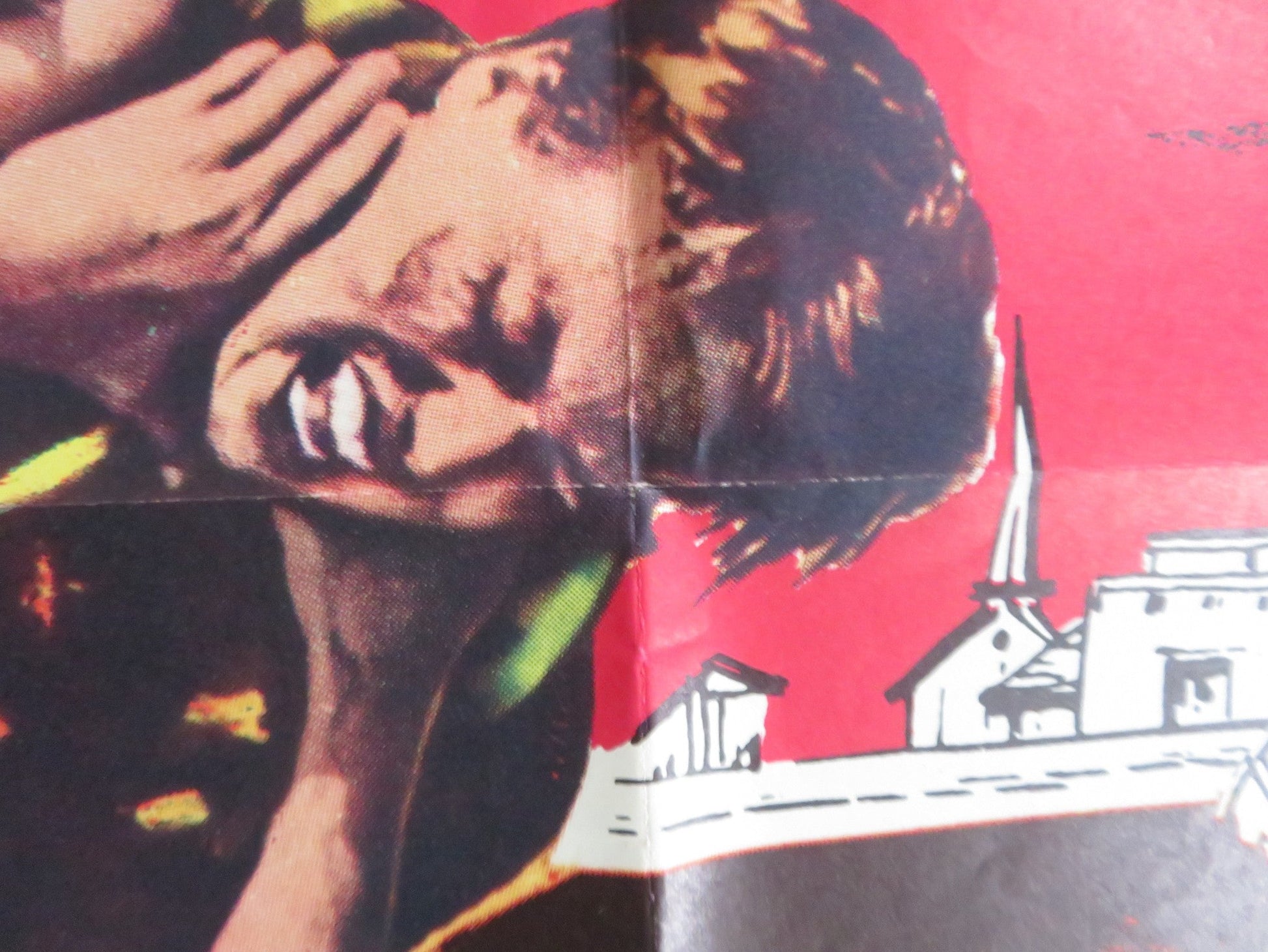 FURY AT SHOWDOWN FOLDED US ONE SHEET POSTER JOHN DEREK JOHN SMITH 1957 Rendezvous Cinema Movie posters