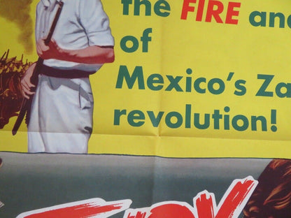 FURY IN PARADISE ONE SHEET FOLDED COLOUR POSTER PETER THOMPSON REA ITURBIDE Rendezvous Cinema Movie posters