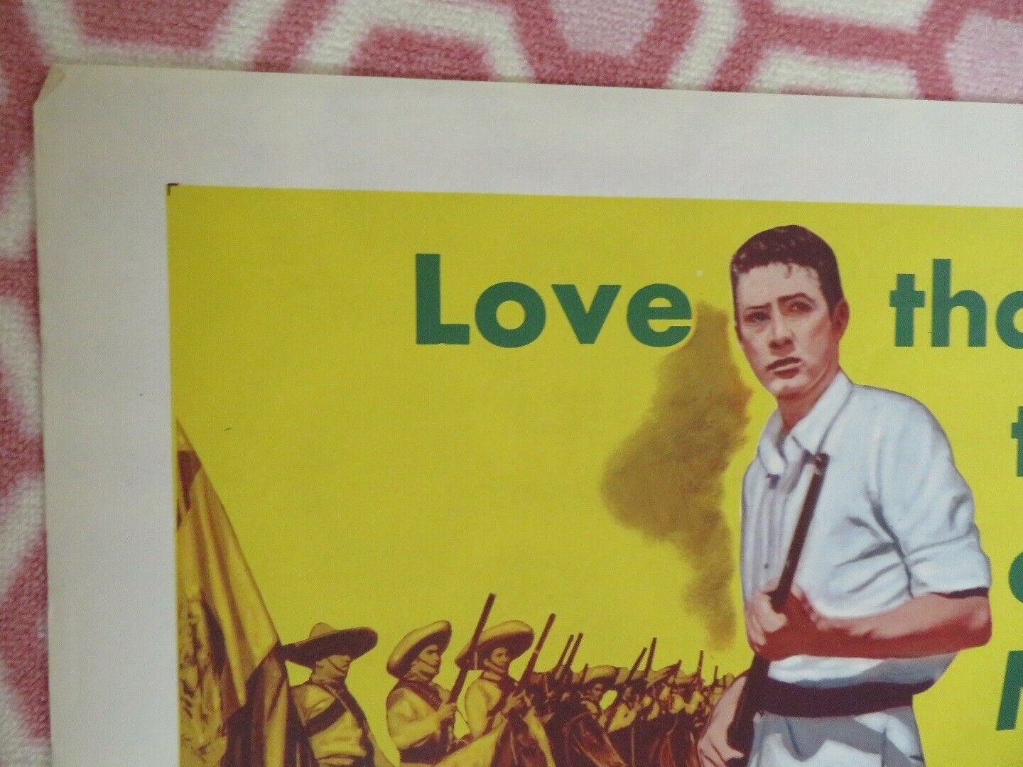 FURY IN PARADISE ONE SHEET FOLDED COLOUR POSTER PETER THOMPSON REA ITURBIDE Rendezvous Cinema Movie posters