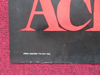 FURY OF ACHILLES ITALIAN FOGLIO ROLLED POSTER GORDON MITCHELL JACQUES BERGERAC Movie posters