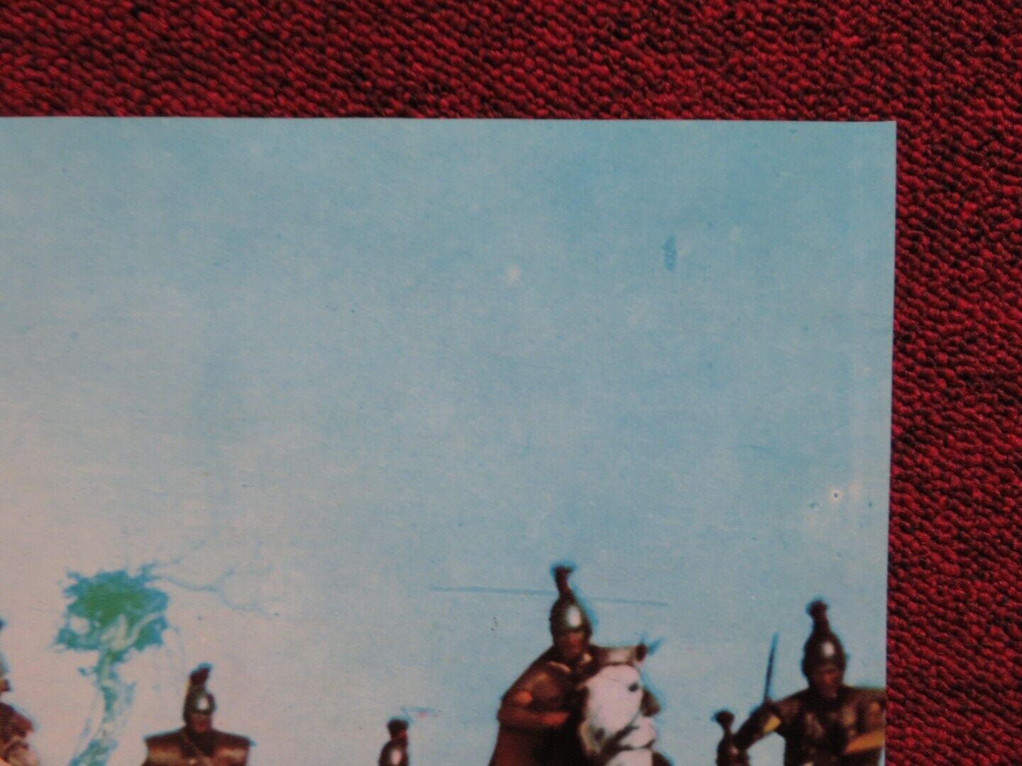 FURY OF ACHILLES ITALIAN FOGLIO ROLLED POSTER GORDON MITCHELL JACQUES BERGERAC Movie posters