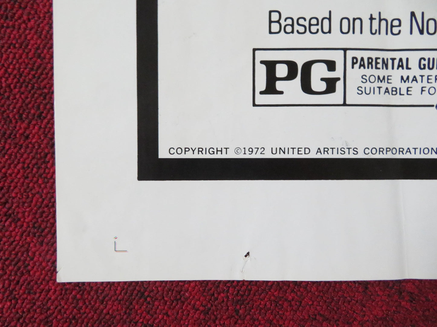 FUZZ FOLDED US ONE SHEET POSTER BURT REYNOLDS RAQUEL WELCH 1972 Rendezvous Cinema Movie posters