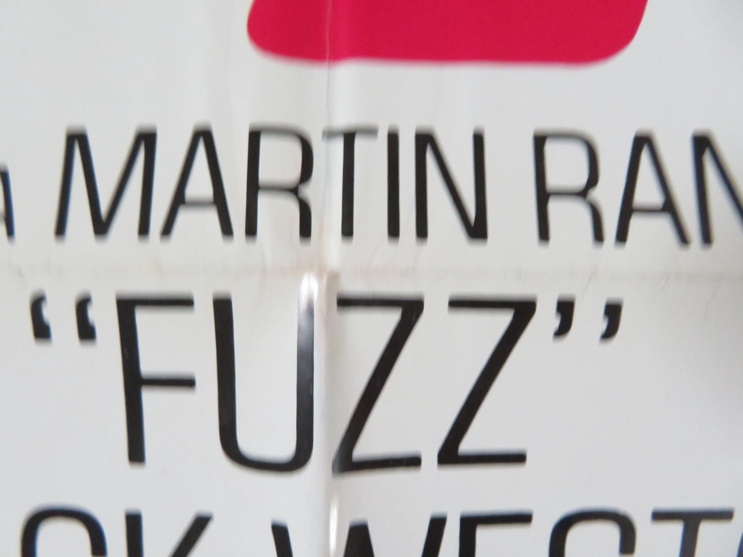 FUZZ FOLDED US ONE SHEET POSTER BURT REYNOLDS RAQUEL WELCH 1972 Rendezvous Cinema Movie posters