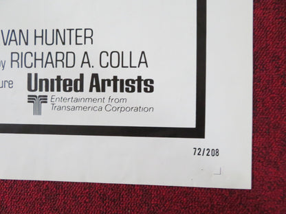 FUZZ FOLDED US ONE SHEET POSTER BURT REYNOLDS RAQUEL WELCH 1972 Rendezvous Cinema Movie posters