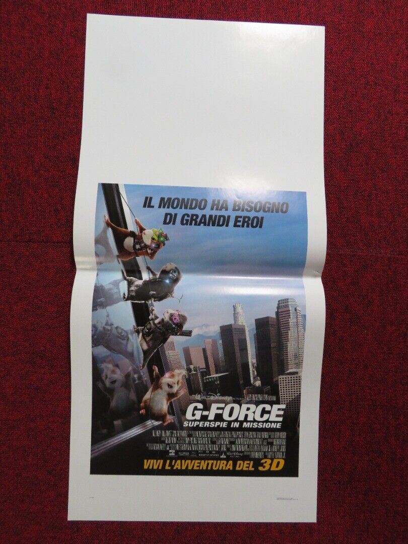 G-FORCE ITALIAN LOCANDINA (27.5"x13") POSTER DISNEY BILL NIGHY WILL ARNETT 2009 - Rendezvous Cinema