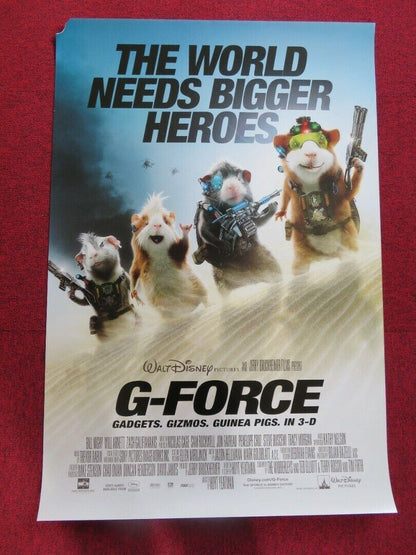 G - FORCE US ONE SHEET ROLLED POSTER DISNEY NICOLAS CAGE 2009 Movie posters