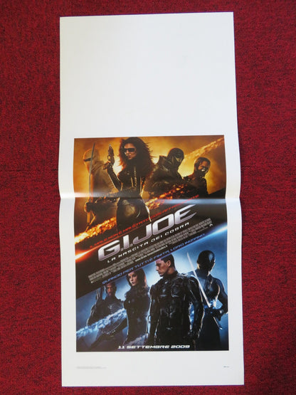 G. I. JOE THE RISE OF THE COBRA ITALIAN LOCANDINA (27.5"x13") POSTER 2009 Rendezvous Cinema Movie posters