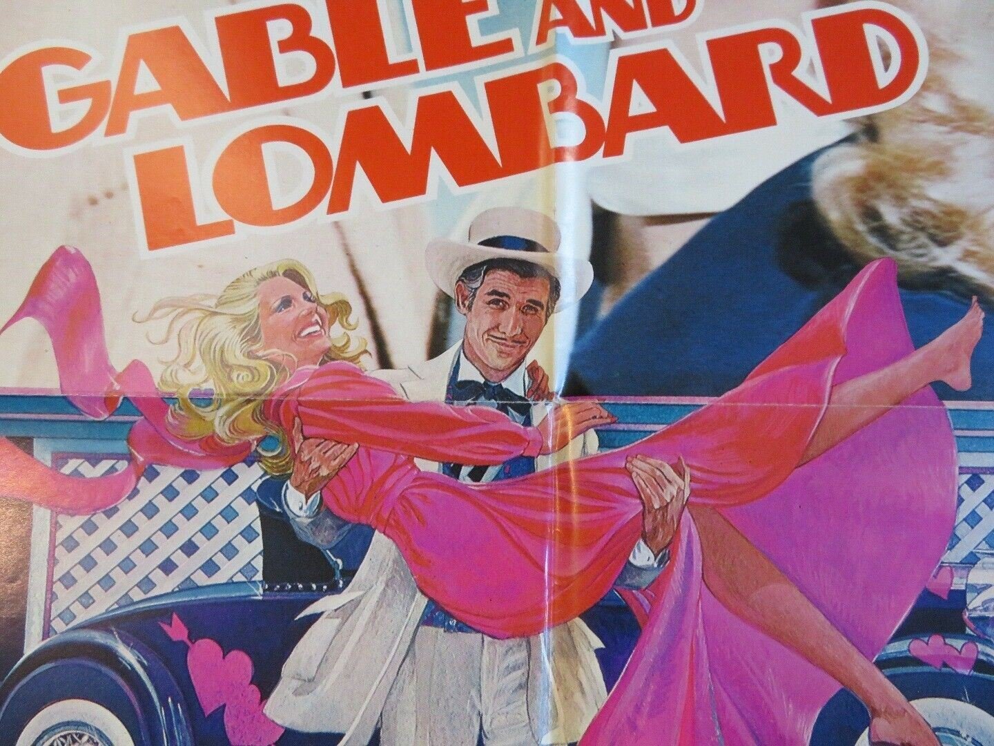 GABLE AND LOMBARD US ONE SHEET POSTER JAMES BROLIN 1976 Movie posters