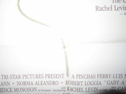 GABY - A TRUE STORY VIDEO VHS US ONE SHEET POSTER FOLDED NORMA ALEANDRO '87 Movie posters