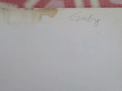 GABY - A TRUE STORY VIDEO VHS US ONE SHEET POSTER FOLDED NORMA ALEANDRO '87 Movie posters