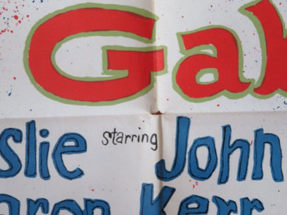 GABY FOLDED US ONE SHEET POSTER LESLIE CARON JOHN KERR 1956 Movie posters