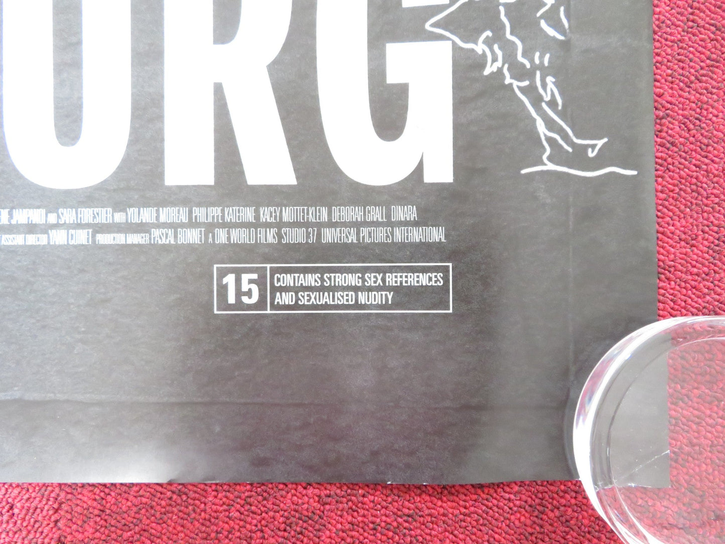 GAINSBOURG: A HEROIC LIFE UK QUAD ROLLED POSTER ERIC ELMOSNINO LUCY GORDON 2010 Rendezvous Cinema Movie posters