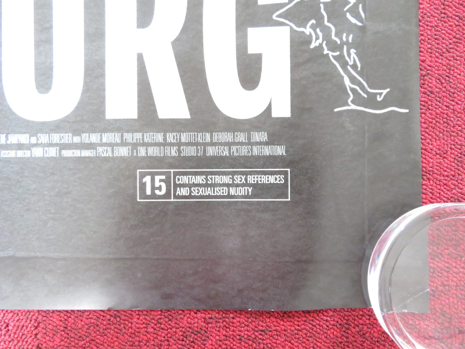 GAINSBOURG: A HEROIC LIFE UK QUAD ROLLED POSTER ERIC ELMOSNINO LUCY GORDON 2010 Rendezvous Cinema Movie posters