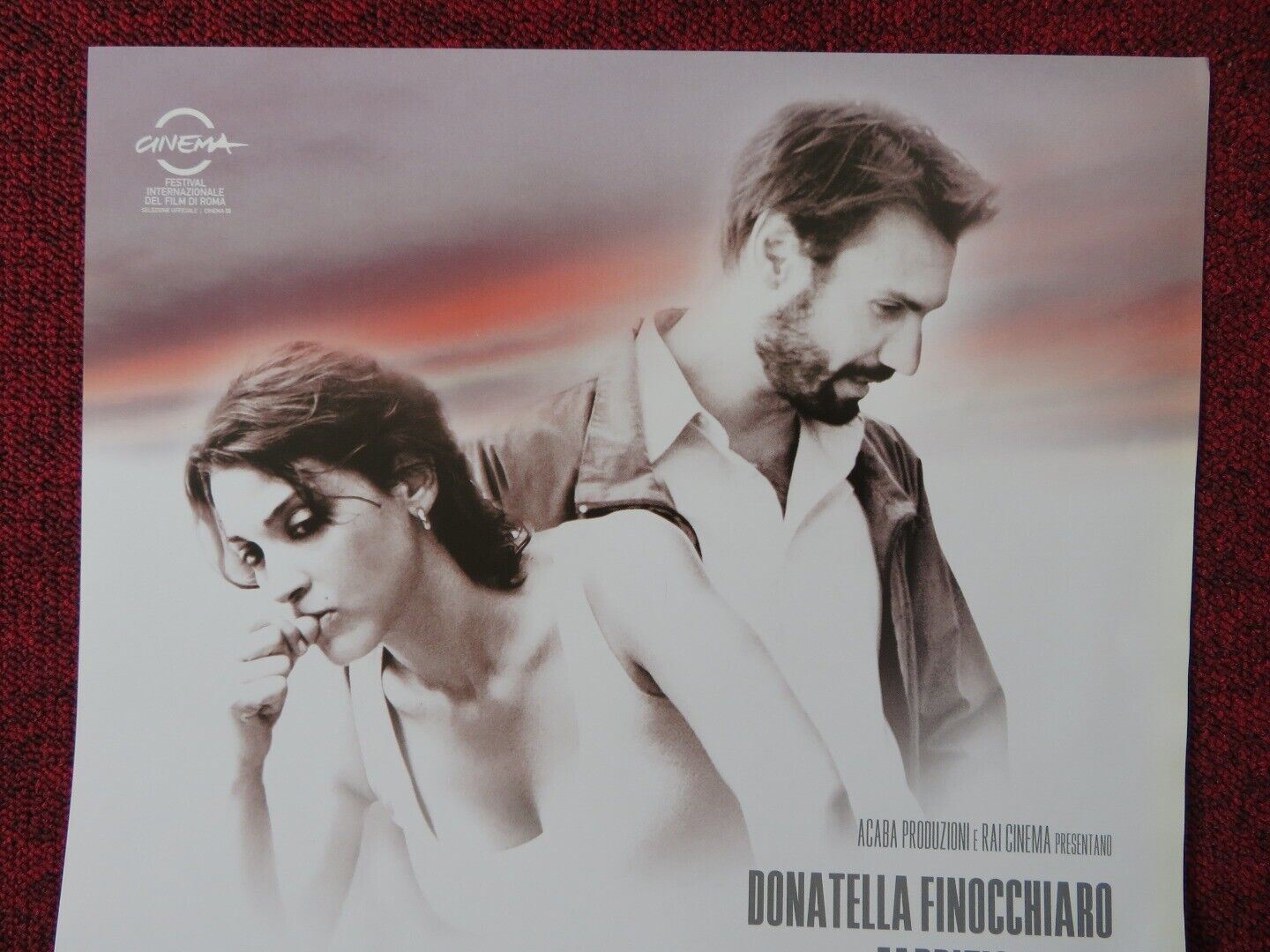 GALANTUOMINI ITALIAN LOCANDINA (27"x12.5") POSTER DONATELLA FINOCCHIARO 2008 Movie posters