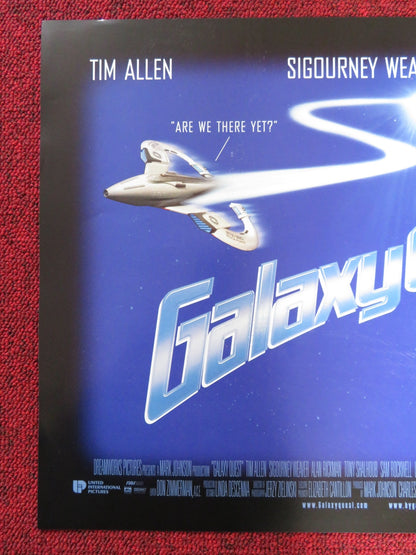 GALAXY QUEST UK MINI QUAD POSTER TIM ALLEN SIGOURNEY WEAVER RICKMAN 1999 Rendezvous Cinema Movie posters