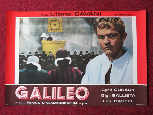 GALILEO - A ITALIAN FOTOBUSTA POSTER CYRIL CUSACK GIGI BALLISTA 1968 Movie posters