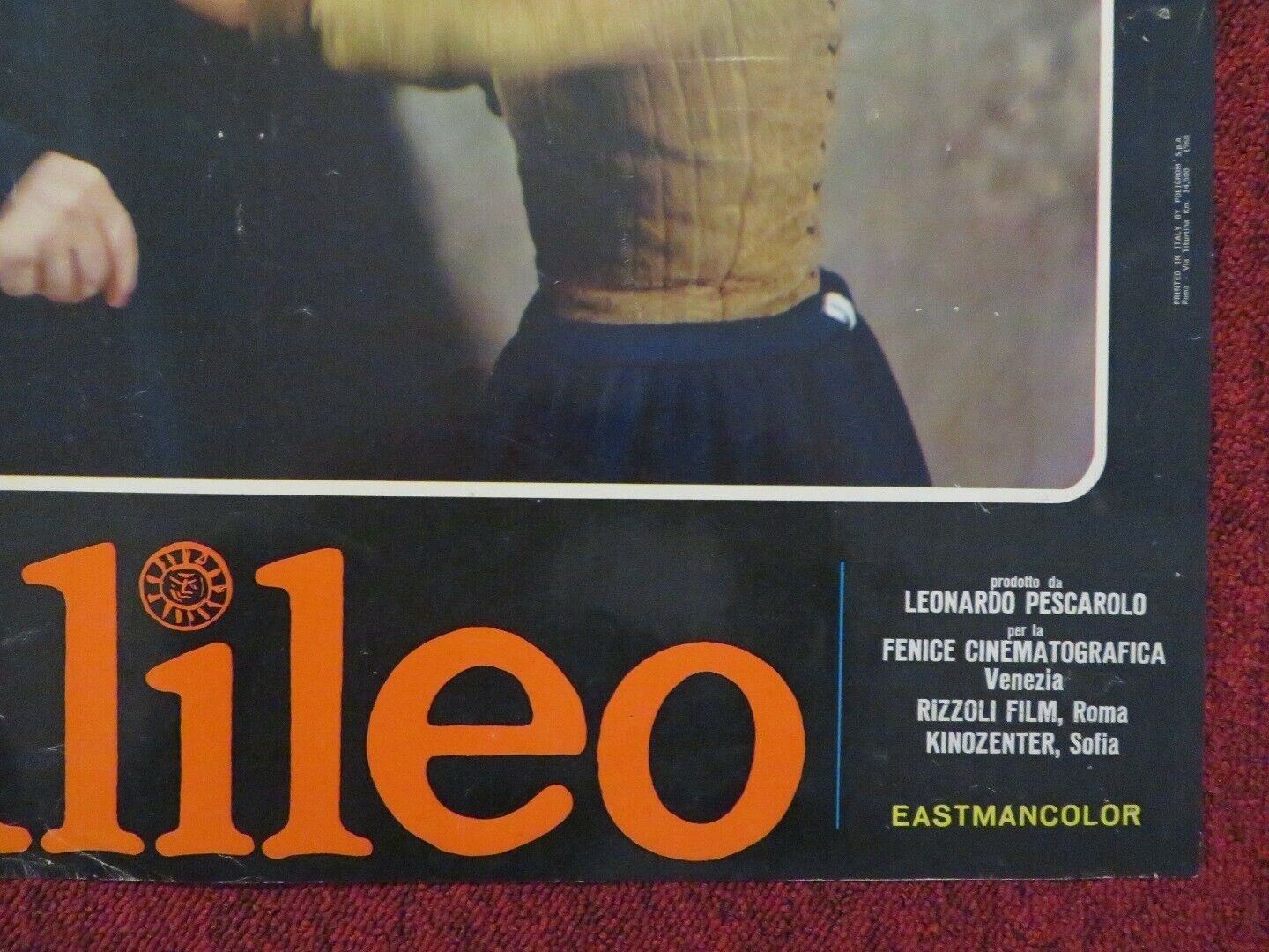 GALILEO ITALIAN FOTOBUSTA POSTER CYRIL CUSACK GEORGI KALOYANCHEV 1968 - Rendezvous Cinema