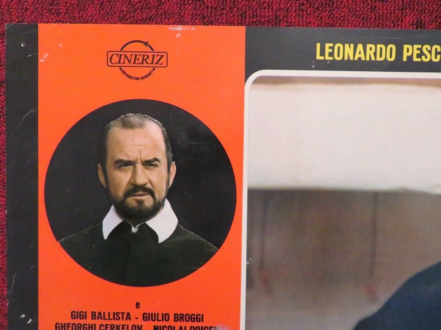 GALILEO ITALIAN FOTOBUSTA POSTER CYRIL CUSACK GEORGI KALOYANCHEV 1968 - Rendezvous Cinema