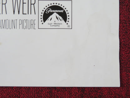 GALLIPOLI - A FOLDED US ONE SHEET POSTER MEL GIBSON MARK LEE 1975 Rendezvous Cinema Movie posters