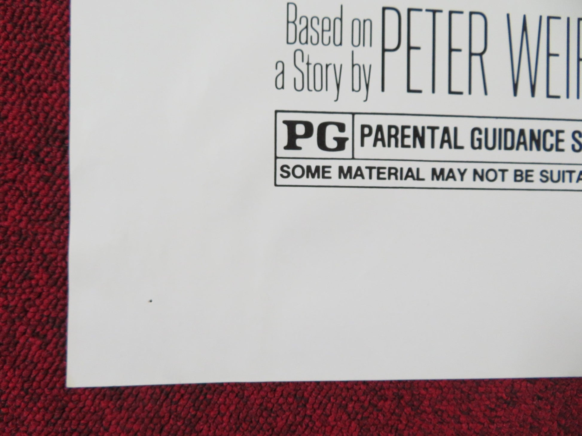 GALLIPOLI - A FOLDED US ONE SHEET POSTER MEL GIBSON MARK LEE 1975 Rendezvous Cinema Movie posters