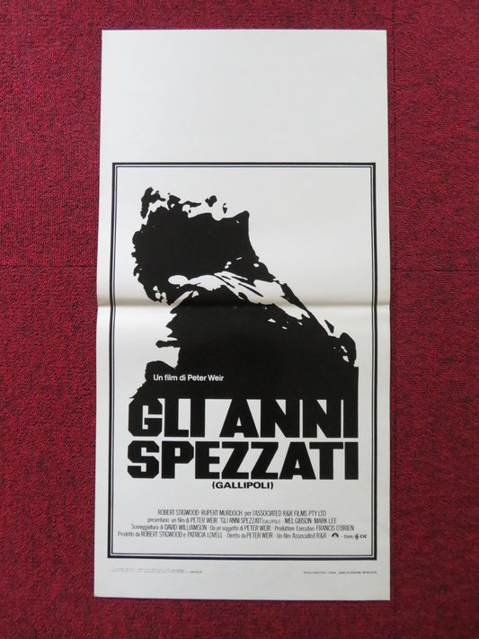 GALLIPOLI ITALIAN LOCANDINA POSTER MARK LEE BILL KERR 1981 Rendezvous Cinema Movie posters
