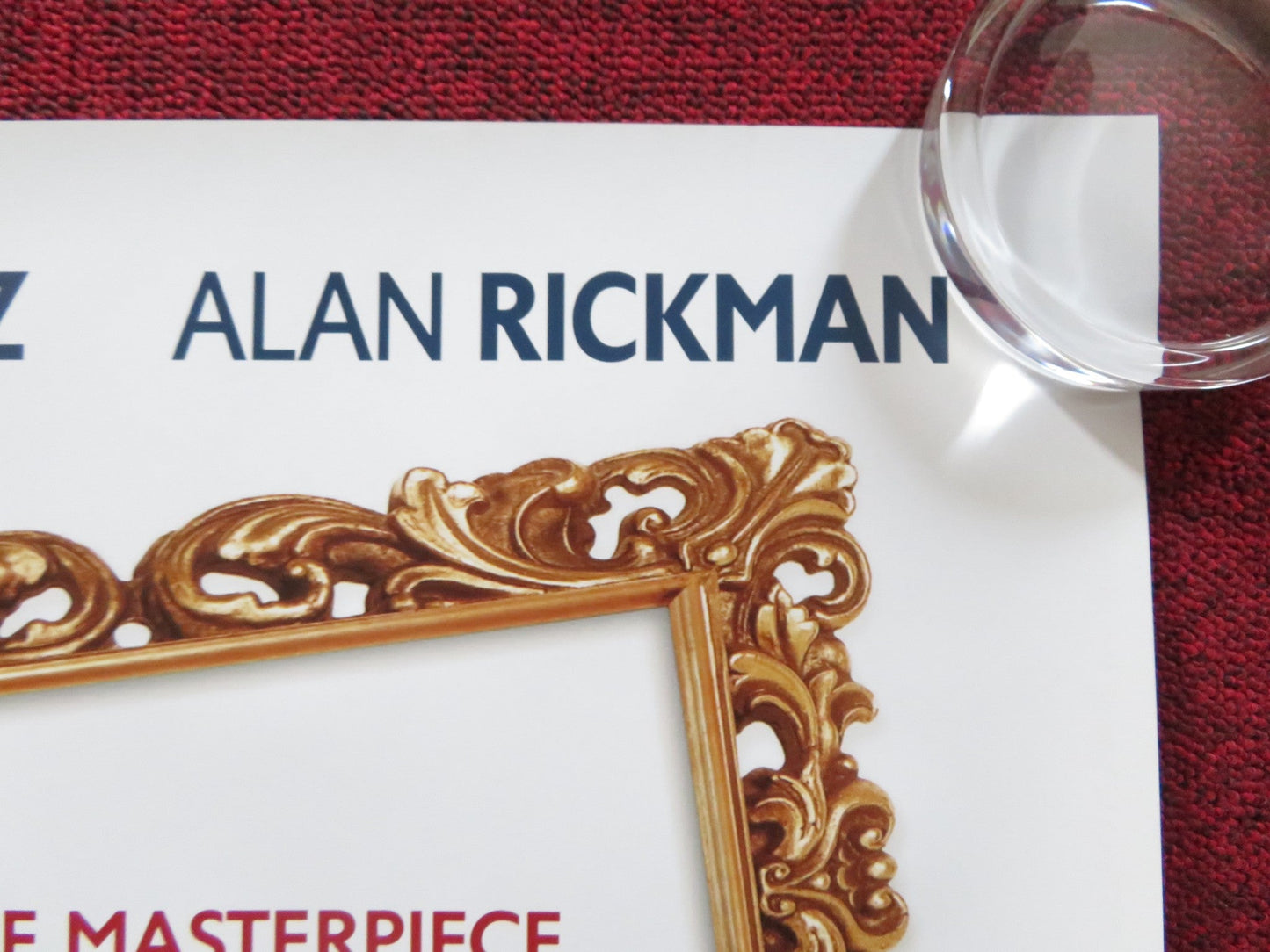 GAMBIT UK QUAD (30"x 40") ROLLED POSTER COLIN FIRTH CAMERON DIAZ 2012 Rendezvous Cinema Movie posters