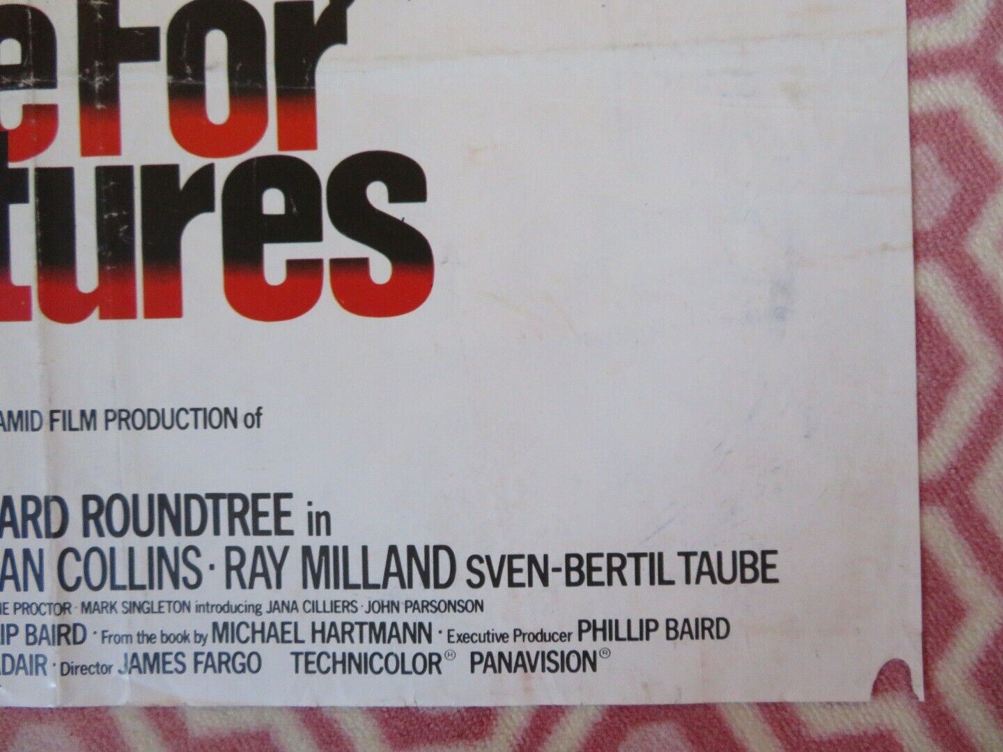 GAME FOR VULTURES (27" X 39") UK ROLLED POSTER RICHARD HARRIS R.ROUNDTREE 1979 Movie posters
