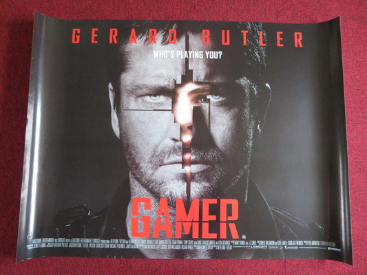GAMER UK QUAD (30"x 40") ROLLED POSTER GERARD BUTLER 2009 Rendezvous Cinema Movie posters
