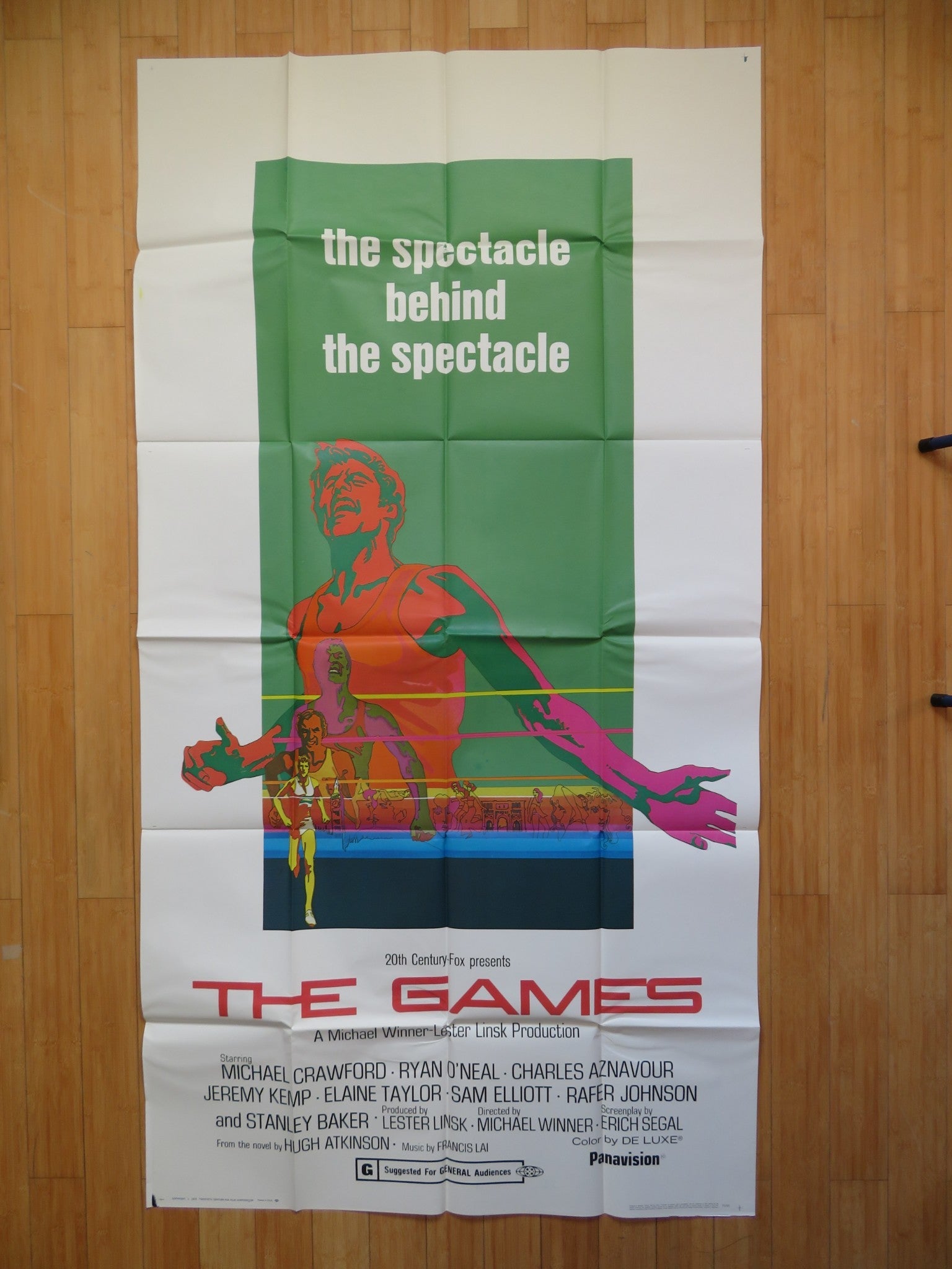 GAMES US 3 SHEET POSTER MICHAEL CRAWFORD RYAN O'NEAL 1970 Rendezvous Cinema Movie posters
