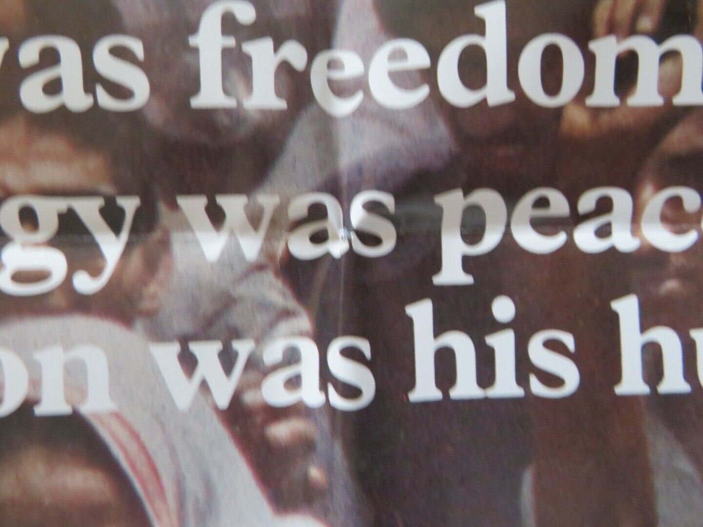 GANDHI FOLDED US ONE SHEET POSTER RICHARD ATTENBOROUGH BEN KINGSLEY 1982 Movie posters