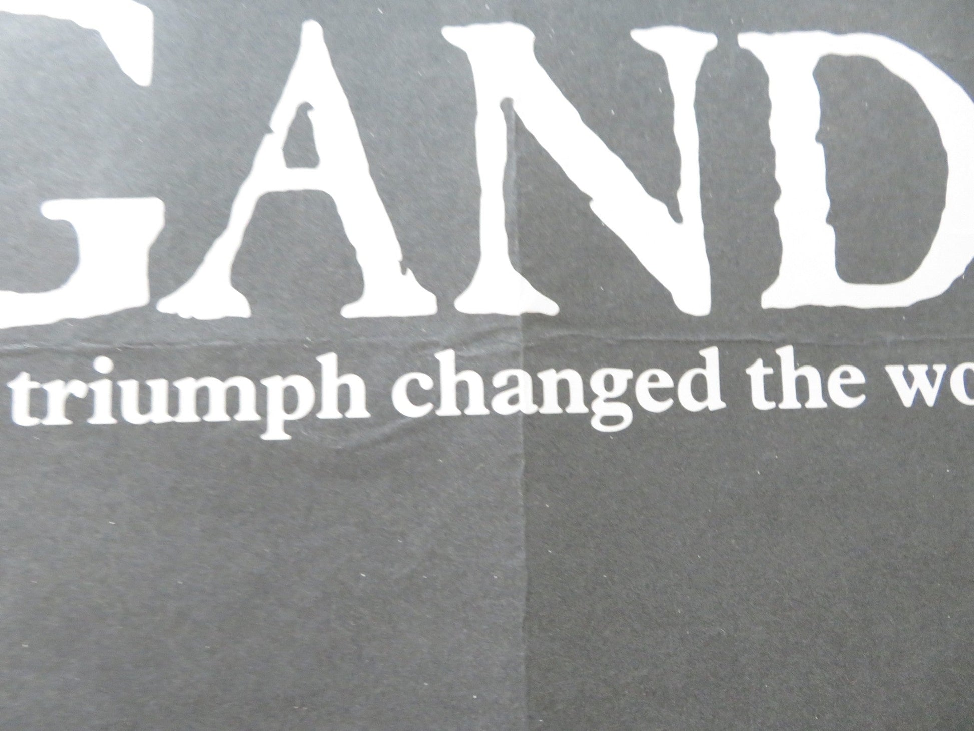 GANDHI UK QUAD (30"x 40") ROLLED POSTER BEN KINGSLEY ROSHAN SETH 1982 Rendezvous Cinema Movie posters