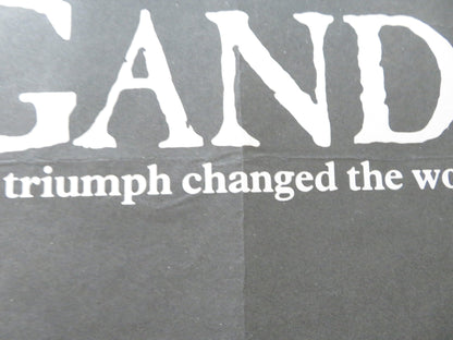 GANDHI UK QUAD (30"x 40") ROLLED POSTER BEN KINGSLEY ROSHAN SETH 1982 Rendezvous Cinema Movie posters