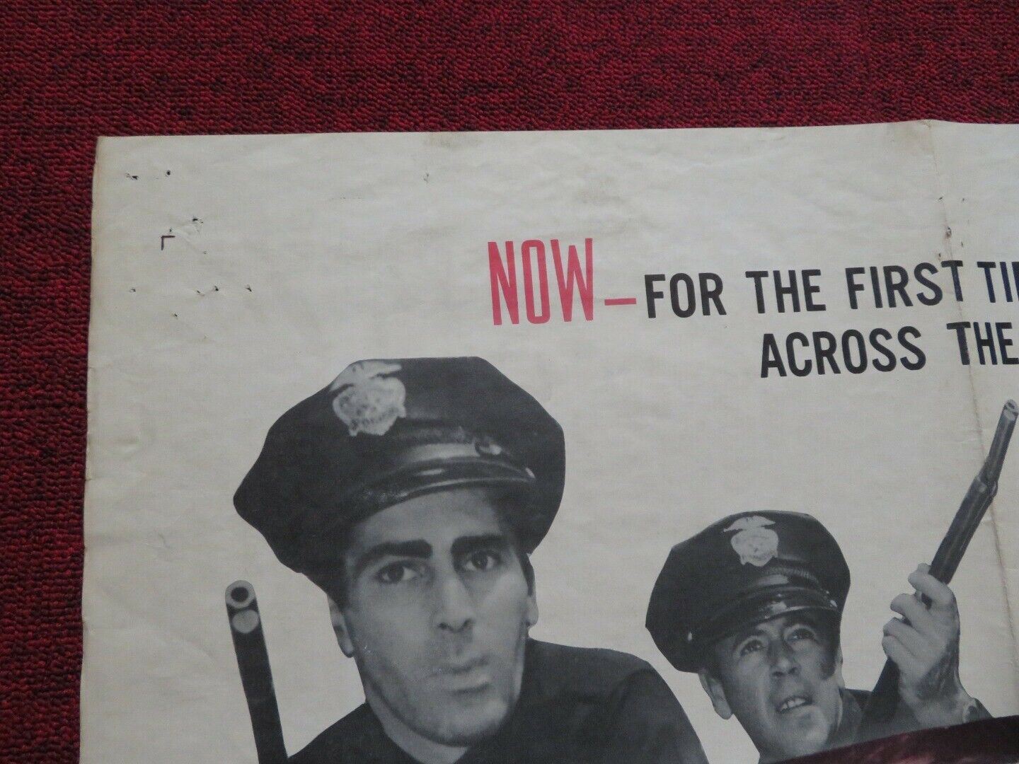 GANG BUSTERS FOLDED US ONE SHEET POSTER MYRON HEALEY DON C.HARVEY 1954 - Rendezvous Cinema