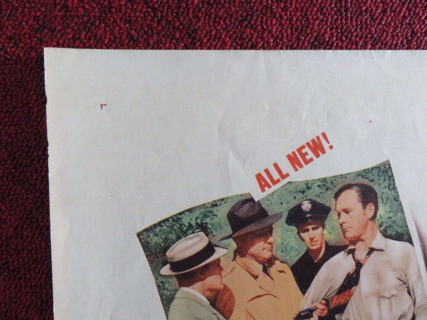 GANGBUSTERS US HALF SHEET (22"x 28") POSTER MYRON HEALEY 1954 Movie posters