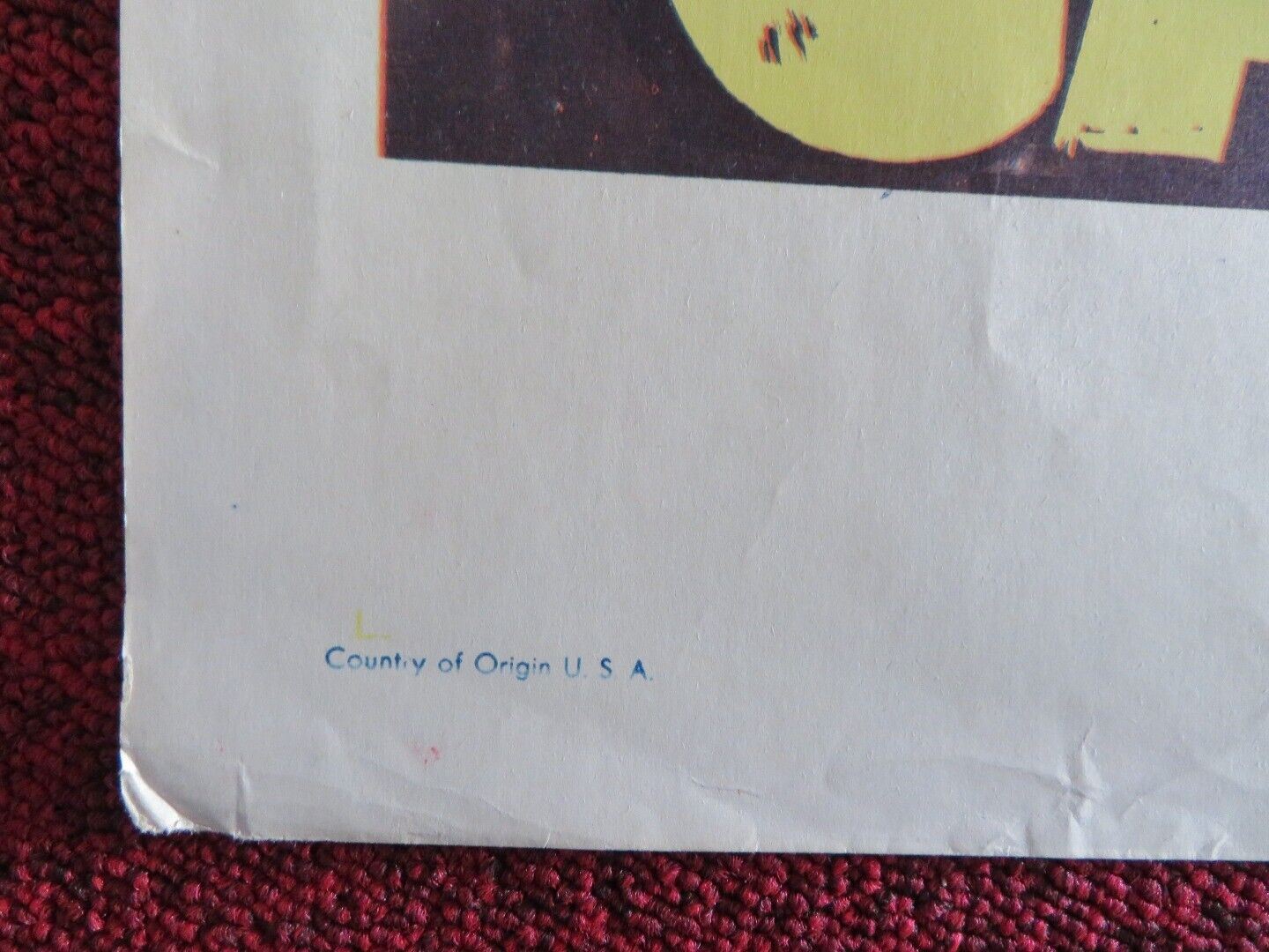 GANGBUSTERS US HALF SHEET (22"x 28") POSTER MYRON HEALEY 1954 Movie posters