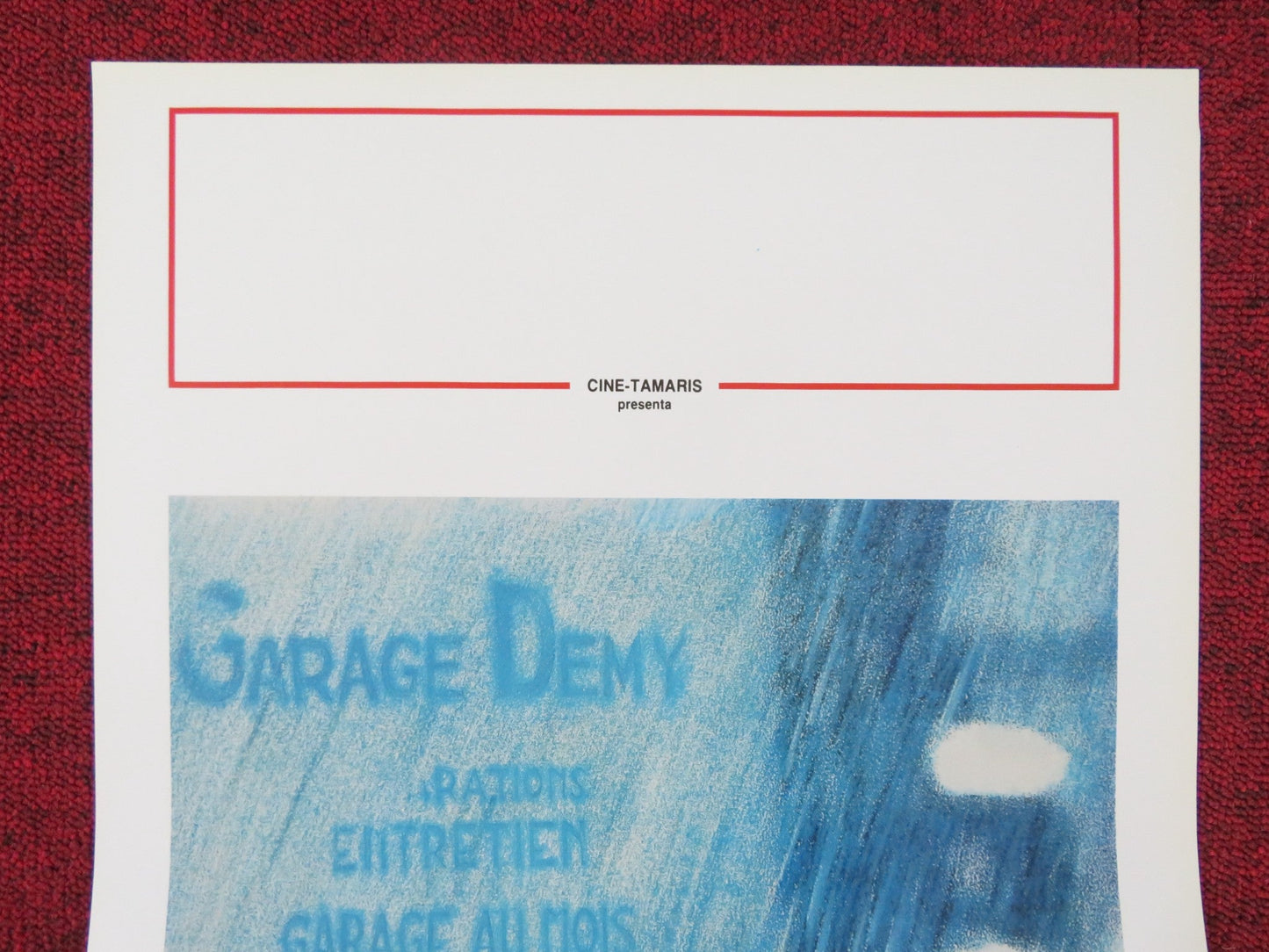 GARAGE DEMI ITALIAN LOCANDINA POSTER PHILIPPE MARON EDOUARD JOUBEAUD 1992 Rendezvous Cinema Movie posters