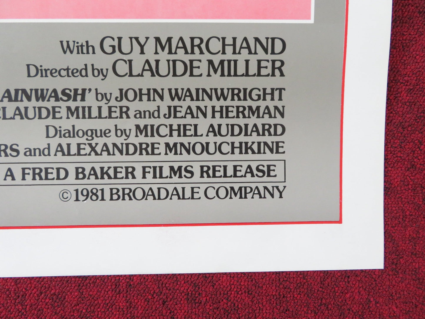 GARDE A VUE US TRI FOLDED ONE SHEET ROLLED POSTER LINO VENTURA M. SERRAULT 1981 Rendezvous Cinema Movie posters