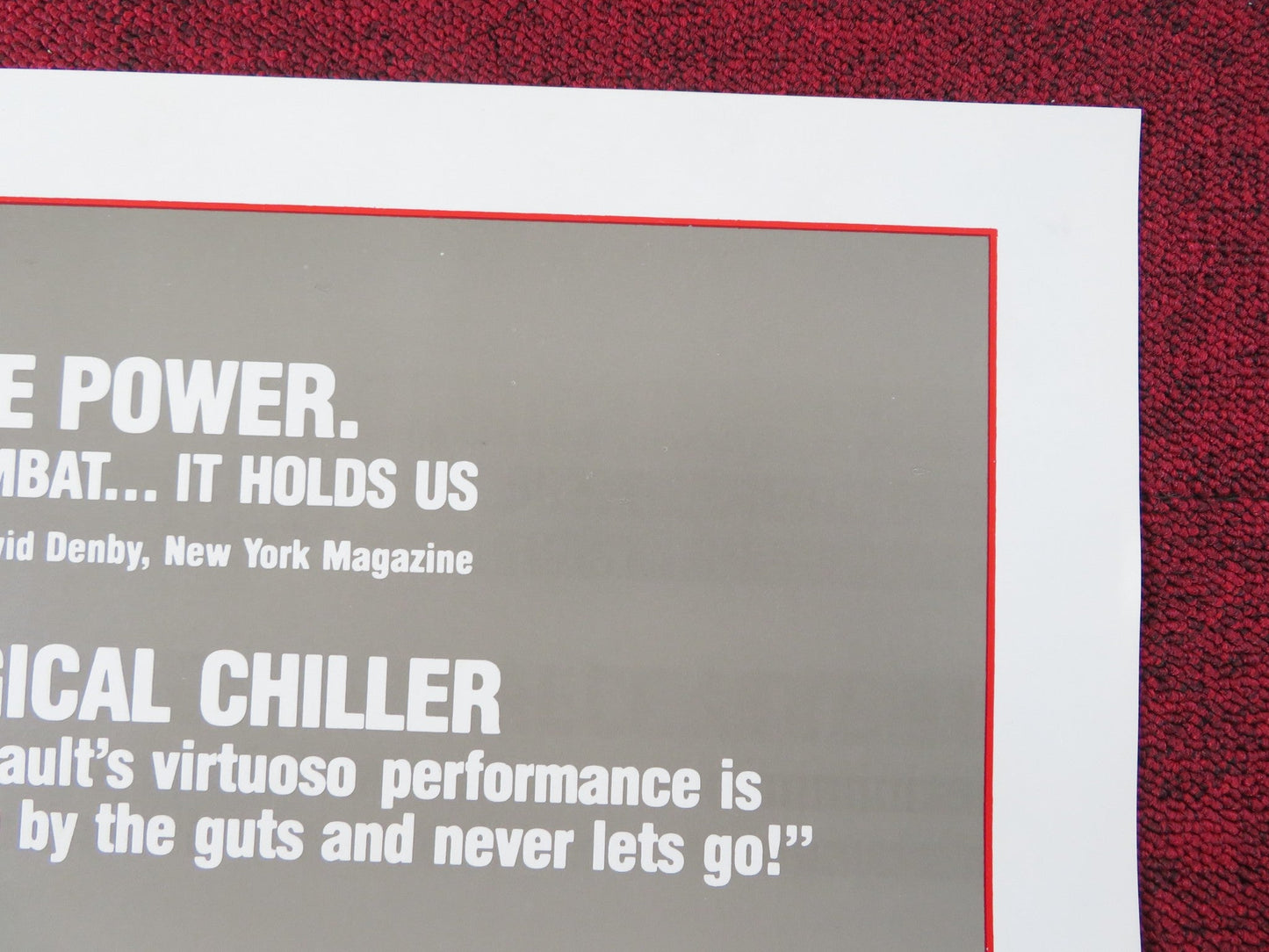 GARDE A VUE US TRI FOLDED ONE SHEET ROLLED POSTER LINO VENTURA M. SERRAULT 1981 Rendezvous Cinema Movie posters