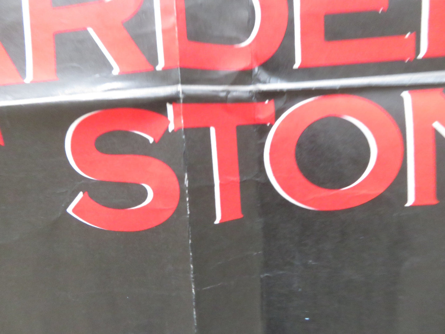 GARDENS OF STONE UK QUAD POSTER FOLDED JAMES CAAN ANJELICA HUSTON 1987 Rendezvous Cinema Movie posters