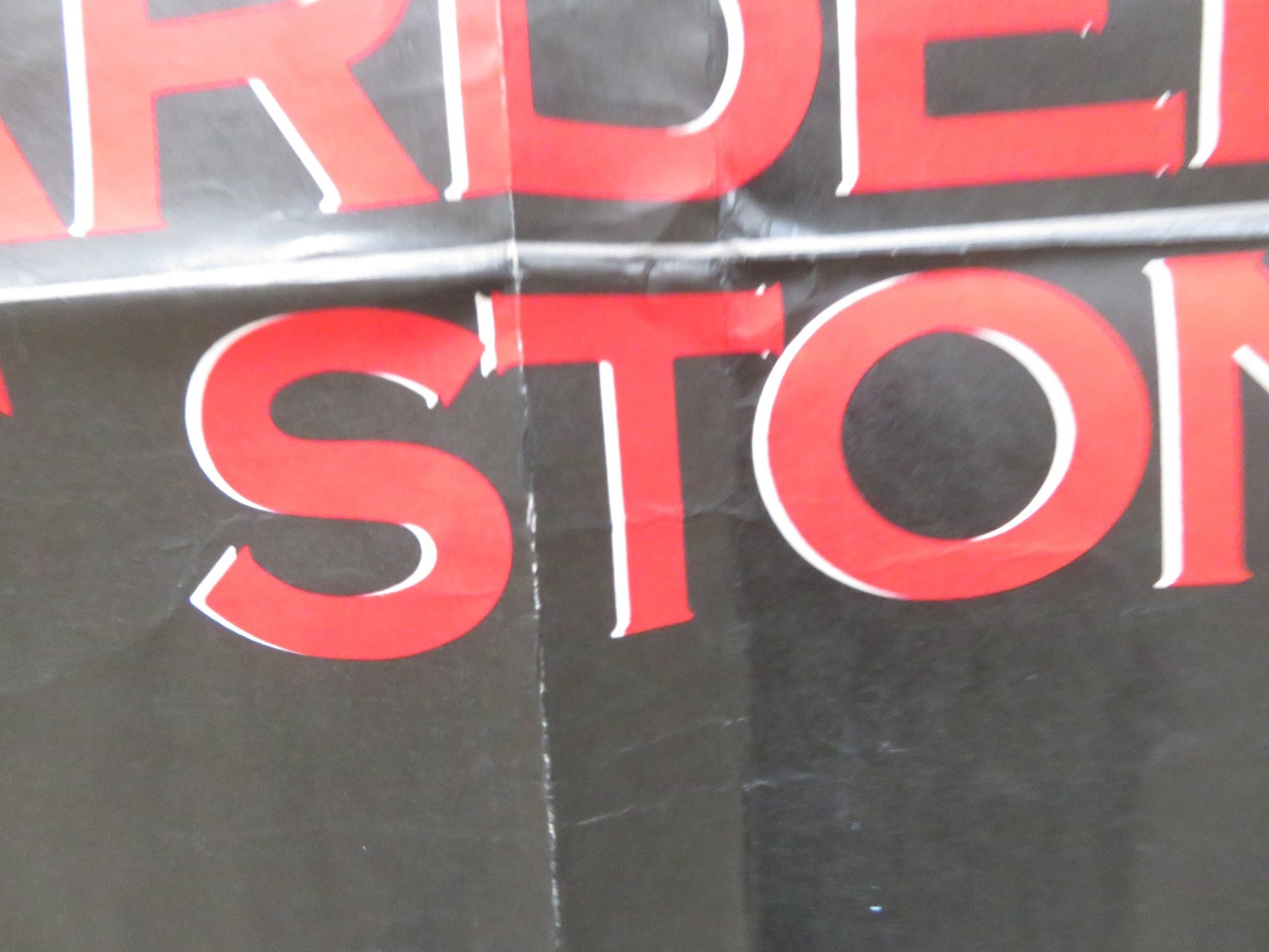 GARDENS OF STONE UK QUAD POSTER FOLDED JAMES CAAN ANJELICA HUSTON 1987 Rendezvous Cinema Movie posters