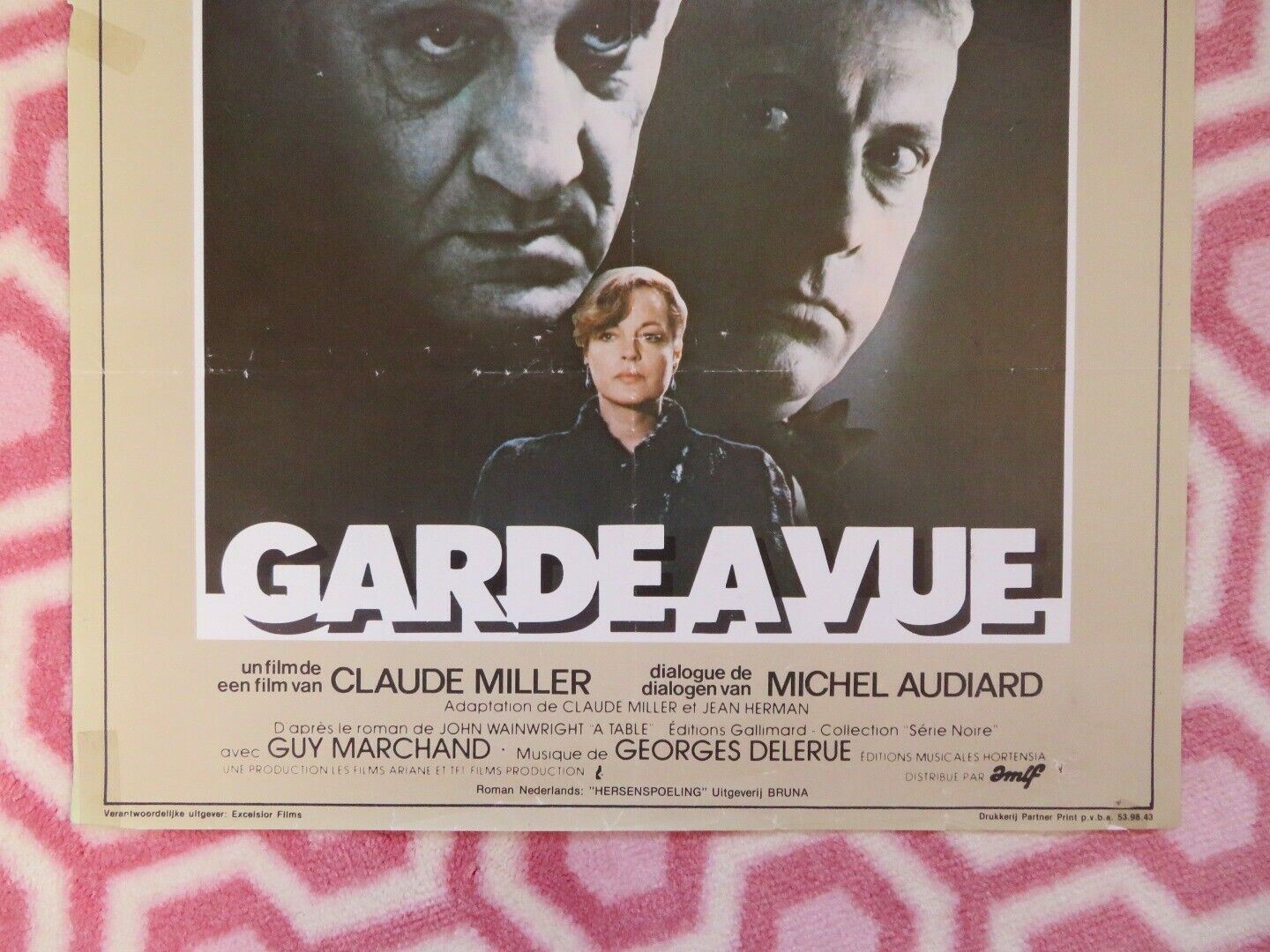 GARED A VUE/ The Grilling BELGIUM (21.5"x13.5") POSTER LINO VENTURA 1981 Movie posters