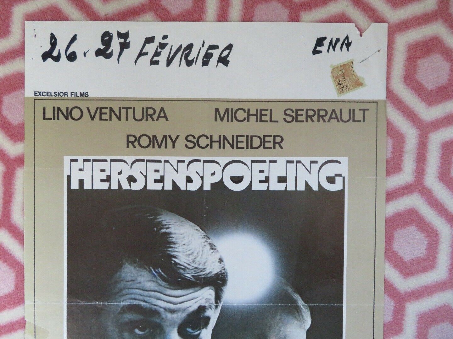 GARED A VUE/ The Grilling BELGIUM (21.5"x13.5") POSTER LINO VENTURA 1981 Movie posters