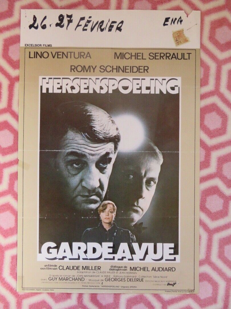 GARED A VUE/ The Grilling BELGIUM (21.5"x13.5") POSTER LINO VENTURA 1981 Movie posters