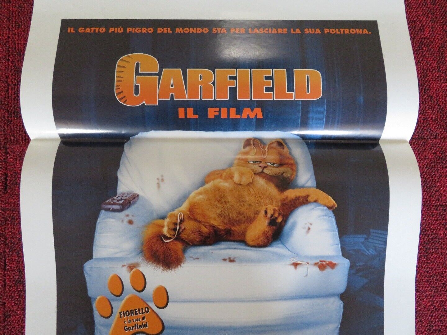 GARFIELD ITALIAN LOCANDINA (27.5"x13") POSTER BRECKIN MEYER JENNIFER LOVE HEWITT Movie posters