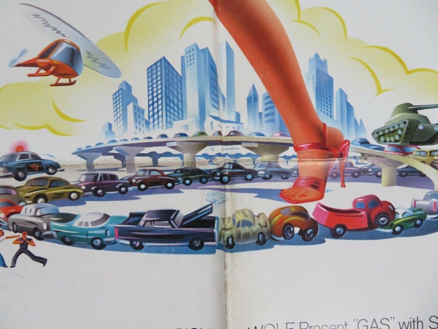 GAS FOLDED US ONE SHEET POSTER PIERRE DAVID PETER S.DAVIS 1981 - Rendezvous Cinema