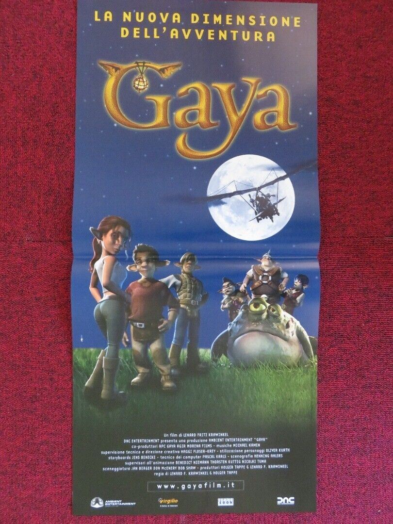GAYA / BOO, ZINO & THE SNURKS ITALIAN LOCANDINA (26.5"x12.5") POSTER 2004 - Rendezvous Cinema