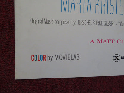 GEMINI AFFAIR FOLDED US ONE SHEET POSTER MARTA KRISTEN KATHY KERSH 1975 Rendezvous Cinema Movie posters