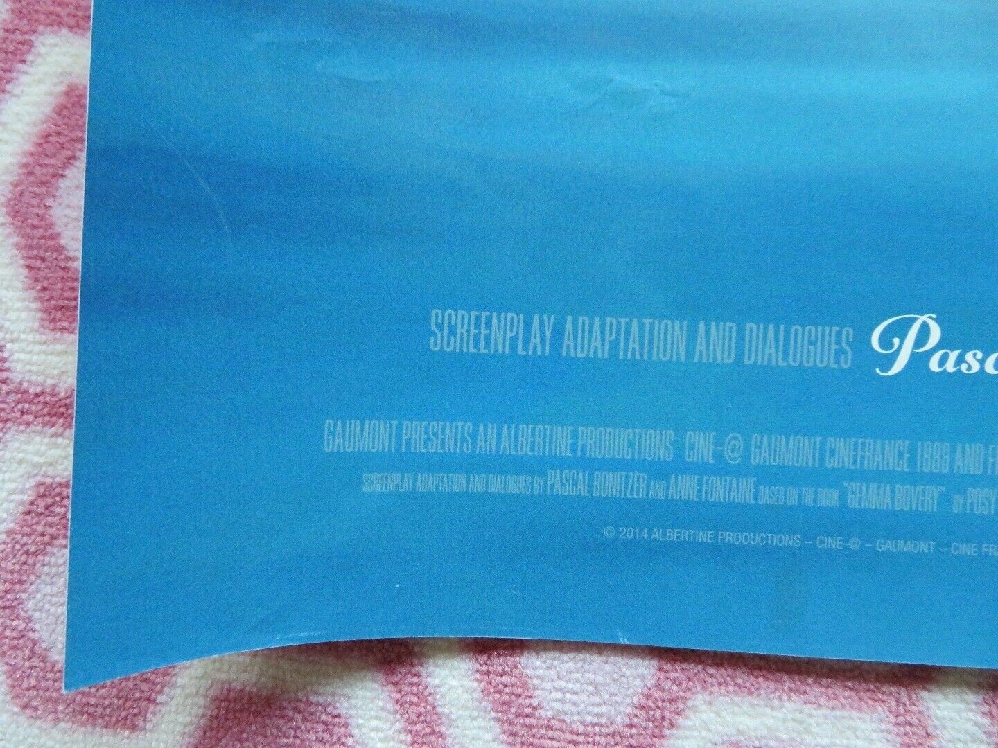 GEMMA BOVERY QUAD (30"x 40") ROLLED GEMMA ARTERTON FABRICE LUCHINI POSY SIMMONDS Rendezvous Cinema Movie posters